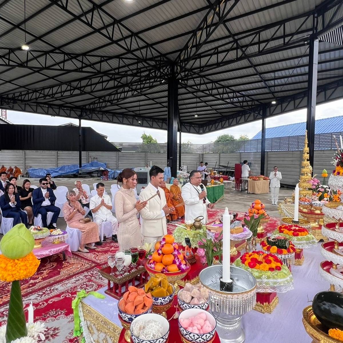 ๓๑.๘.๒๕๖๙ บวงสรวงตั้งศาลพระพรหมเจ้าที่
