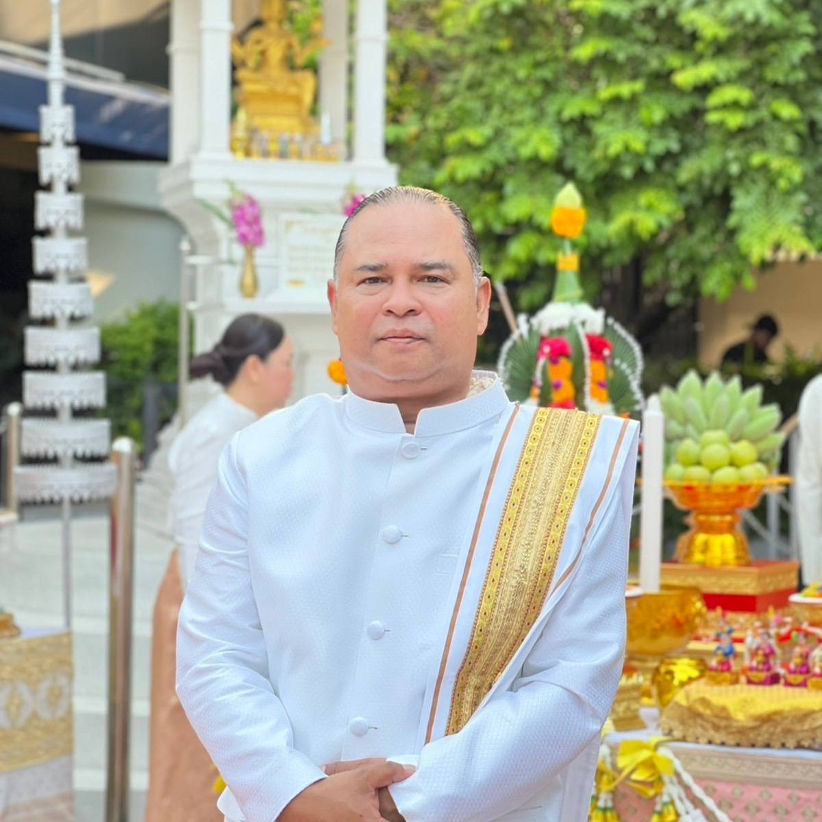 บวงสรวงพระพรหมโรงแรมชามา เลควิว อโศก