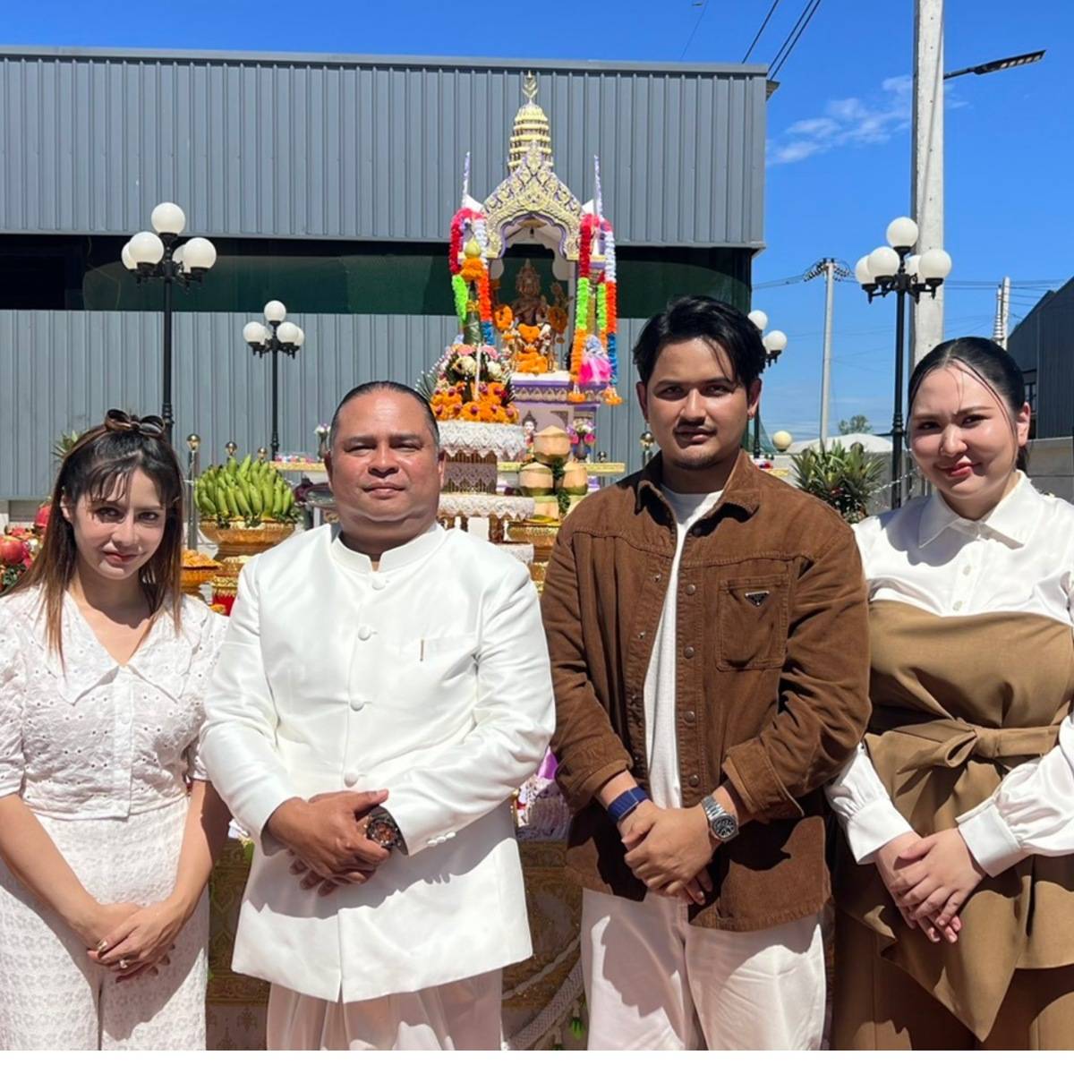 บวงสรวงพระพรหม บ.เอ็ม แกรนด์ ไบโอเทค